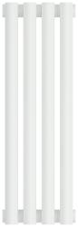 Радиатор отопления Сунержа Эстет-00 500х180 4 секции, цвет матовый белый, универсальное подключение, нержавеющая сталь, трубчатый