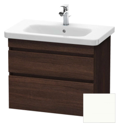 Тумба под раковину для консоли/столешницы Duravit DuraStyle 90х54,8х51,2 см, подвесная, ДСП, цвет: каштан темный/белый матовый, 2 выдвижных ящика, прямоугольная