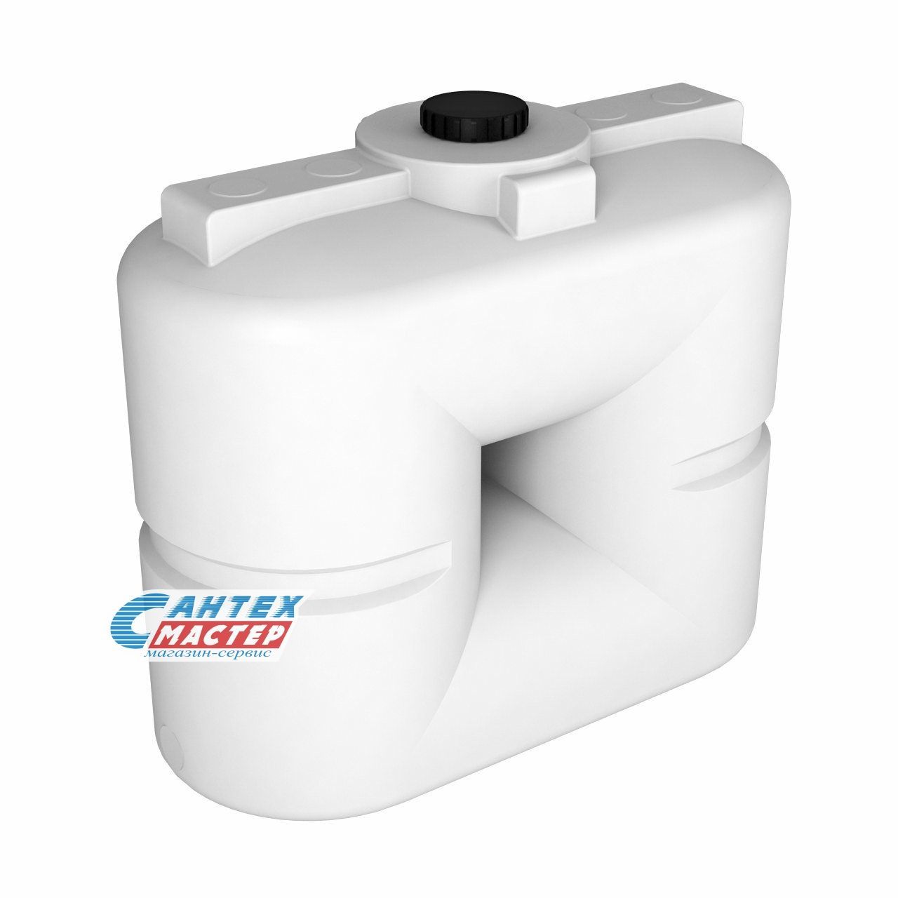 Емкость пластиковая (бак) Экопром S 750 oil литров 104.0750.001.1 для воды,с крышкой с дыхательным клапаном (цвет-белый) для топлива