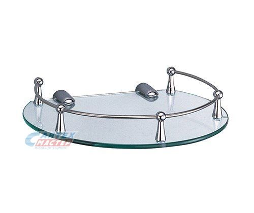 Полка Wasserkraft K-566 стеклянная хром