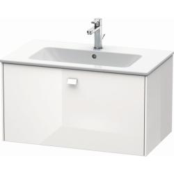 Тумба/шкафчик для консоли/столешницы Duravit Brioso под раковину 82х55х44,2 см, подвесная, ДСП, цвет: белый глянец, 1 выдвижной ящик, прямоугольная
