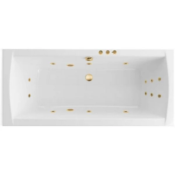 Ванна Excellent Aquaria Lux SMART, 180х80 см, акриловая, цвет- белый, (с гидромассажем), с каркасом, прямоугольная, правосторонняя/левосторонняя, правая/левая, универсальная, приставная/встраиваемая