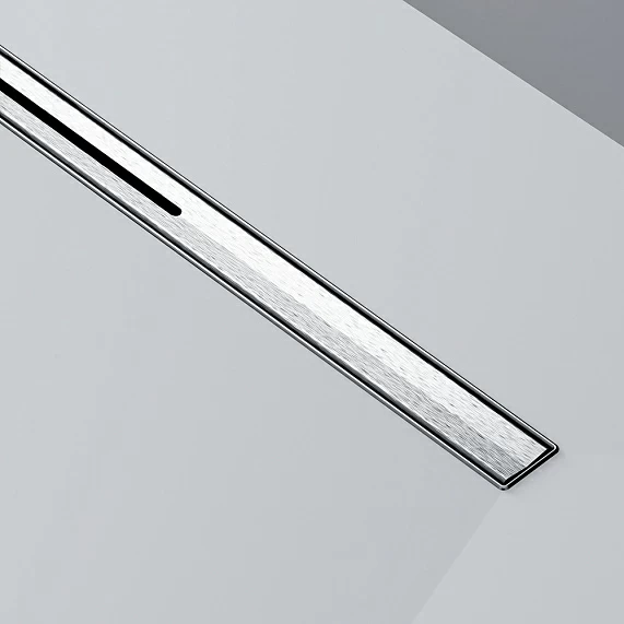 Душевой трап (лоток) AM.PM MasterFlow Slim 600 мм комбинированный затвор со стальной матовой решеткой, цвет хром, выходная труба 40/50 мм, линейный