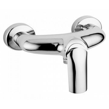 Смеситель для душа Webert Aria однорычажный, керамический, настенный, без излива/шланга/лейки, латунь хром