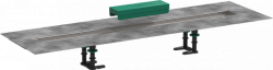 Монтажный набор Hansgrohe RainDrain 90, универсальный, для внешней части слива для душа, 90х11,3 см, прямоугольный, нержавеющая сталь, для внешних частей RainDrain Rock и RainDrain Match