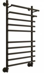 Полотенцесушитель Двин F Primo 100/50, водяной (1"-3/4"-1/2" К3  черный матовый), универсальное подключение, нержавеющая сталь, настенный, форма лесенка, цвет черный матовый, к отоплению и ГВС, для отопления, обогрева в ванной