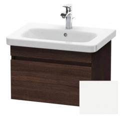 Тумба/шкафчик для консоли/столешницы Duravit DuraStyle под раковину 50х47,8х51,2 см, подвесная, ДСП, цвет: каштан темный/белый матовый, 1 выдвижной ящик, прямоугольная