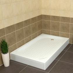 Душевой поддон RGW Acrylic Lux/Tn, 90х120х22 см, прямоугольный, акриловый, низкий, белый, с антискользящим покрытием, с бортиком, литой, литьевой, для душа