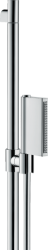 Душевой гарнитур Axor One 2jet, высота 98,5 см, комплект: ручной душ/душевая штанга/душевой шланг/ползунок, цвет: хром, внешнего монтажа, настенный, для душа/ванной