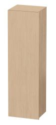 Пенал Duravit DuraStyle, 40x36x140 см, подвесной, (правый), с дверцей, с полкой, со стеклянными полками, цвет: натуральный дуб, в ванную комнату