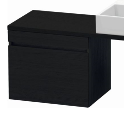 Тумба/шкафчик для консоли/столешницы Duravit DuraStyle под раковину 60х47,8х51,2 см, подвесная, ДСП, цвет: дуб черный, 1 выдвижной ящик, прямоугольная