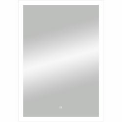 Зеркало Континент "Sevilla Led", 70х100 см, с LED/ЛЕД-подсветкой, прямоугольное, выключатель сенсорный, для ванны, навесное/подвесное/настенное