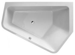 Ванна Duravit Paiova 5 190х140 см встраиваемая, акриловая, цвет: белый, (без гидромассажа, ножек, сифона, фронтальной панели), асимметричная/угловая, с двумя разными наклонами для спины, правосторонняя