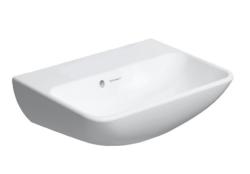 Раковина DURAVIT ME by Starck WonderGliss, 45х32х15,5 см, подвесная, прямоугольная, санфарфор, цвет белый шелковисто-матовый, без отверстия под смеситель, антигрязевое покрытие, слив/перелив