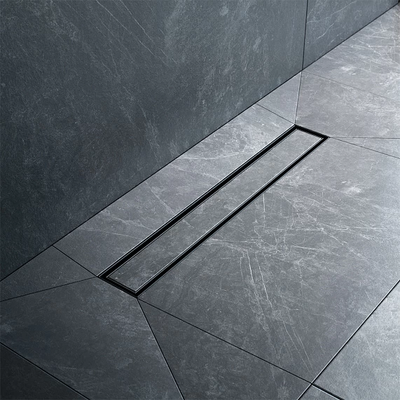 Душевой трап (лоток) AM.PM MasterFlow 500 мм комбинированный затвор со стальной матовой решеткой, под плитку, выходная труба 40/50 мм, линейный