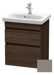 Тумба/шкафчик для консоли/столешницы Duravit DuraStyle под раковину 30х47,8х51,2 см, подвесная, ДСП, цвет: каштан темный/базальт, 2 выдвижных ящика, прямоугольная