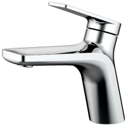 Смеситель для раковины/умывальника Esko Baku однорычажный, неповоротный, фиксированный, длина излива 101 мм, латунь, цвет хром