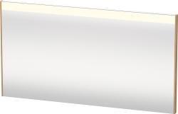 Зеркало Duravit Brioso, 132х70х3,5 см с LED/ЛЕД-подсветкой, прямоугольное, подвесное/настенное, цвет рамы: натуральный дуб, настенный выключатель, для ванной