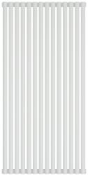 Радиатор отопления Сунержа Эстет-00 1200х630 14 секций, цвет матовый белый, универсальное подключение, нержавеющая сталь, трубчатый