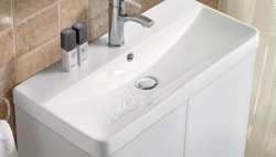 Раковина Velvex Vigo 70 белый, 705х350х135 мм накладная/мебельная, прямоугольная, керамика, цвет белый, с отверстием под смеситель, слив-перелив