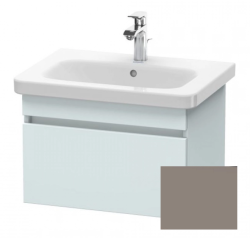 Тумба/шкафчик для консоли/столешницы Duravit DuraStyle под раковину 50х54,8х51,2 см, подвесная, ДСП, цвет: светло-голубой/базальт, 1 выдвижной ящик, прямоугольная