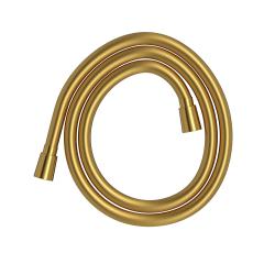 Шланг для душа Whitecross Y, 150 см, 1/2” и 1/2”  (брашированное золото) для душа/лейки/ванны, в пластиковой оплетке, без лейки