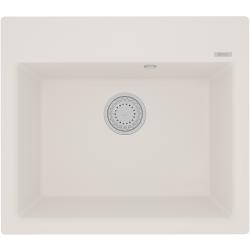 Мойка кухонная Lemark HANKA 570, 50х57х19,7 см, врезная, кварцгранит, прямоугольная, цвет жасмин, без отверстия под смеситель, без крыла, слив-перелив, врезная в столещницу, для кухни Мойка кухонная Lemark HANKA 570, 50х57х19,7 см, врезная, кварцгранит, прямоугольная, цвет жасмин, без отверстия под смеситель, без крыла, слив-перелив, врезная в столещницу, для кухни