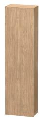 Пенал Duravit DuraStyle, 40x24x180 см, подвесной, (левый), с дверцей, с полкой, со стеклянными полками, цвет: дуб европейский, в ванную комнату