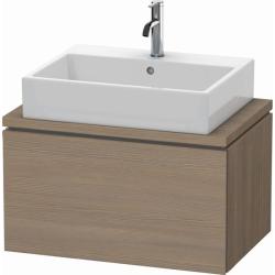 Тумба под раковину для консоли/столешницы Duravit L-Cube 72х47,7х40 см, подвесная, ДСП, цвет: дуб терра, 1 выдвижной ящик, прямоугольная