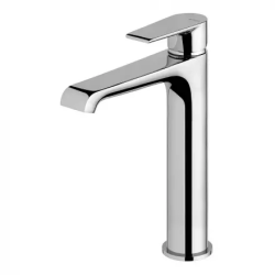 Смеситель для раковины Cezares Nautic, однорычажный, высокий, длина излива 160 мм, неповоротный, керамический, латунь, цвет хром, без донного клапана