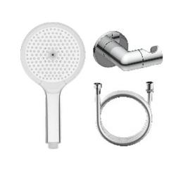 Душевой гарнитур Raglo R476.43 комплект: ручной душ 3 режима/держатель для душа/шланг для душа 150 см, латунь/пластик, цвет хром