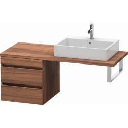 Тумба/шкафчик для консоли/столешницы Duravit DuraStyle под раковину 50х54,8х51,2 см, подвесная, ДСП, цвет: орех, 2 выдвижных ящика, прямоугольная