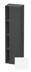 Пенал Duravit DuraStyle, 50x36x180 см, подвесной, (правый), с дверцей, с закрытыми/открытыми полками, цвет: графит/белый матовый, в ванную комнату