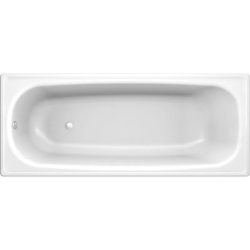 Ванна Koller Pool 170х70 см, стальная, без отверстия под ручки, (без ножек, без ручек), цвет- белый, эмалированная, без антискольжения, пристенная/встраиваемая