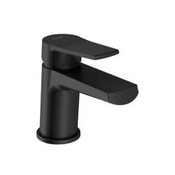 Смеситель для раковины/умывальника Cersanit City однорычажный, неповоротный, длина 85 мм, латунь, цвет черный