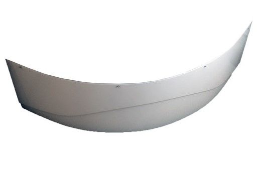 Панель фронтальная Эстет Аврора 140 см, для ванны, ABS-пластик, цвет: белый, (экран для ванны) четверть круга, лицевая панель, универсальная