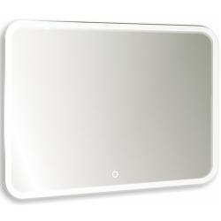 Зеркало Azario Стив, 68х80 см, с LED/ЛЕД-подсветкой, с диммером, прямоугольное, выключатель сенсорный, для ванны, навесное/подвесное/настенное