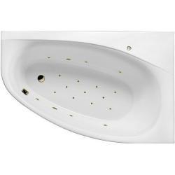 Ванна Excellent Kameleon RELAX, 170х110 см, акриловая, цвет- белый/бронза, (с гидромассажем), с каркасом, асимметричная, правосторонняя, правая, приставная/встраиваемая