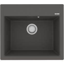 Мойка кухонная Lemark HANKA 570, 50х57х19,7 см, врезная, кварцгранит, прямоугольная, цвет серый шелк, без отверстия под смеситель, без крыла, слив-перелив, врезная в столещницу, для кухни Мойка кухонная Lemark HANKA 570, 50х57х19,7 см, врезная, кварцгранит, прямоугольная, цвет серый шелк, без отверстия под смеситель, без крыла, слив-перелив, врезная в столещницу, для кухни