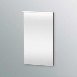 Зеркало Duravit Happy D.2, 50х86х10,5 см с LED/ЛЕД-подсветкой, прямоугольное, подвесное/настенное, цвет рамы: орех американский, сенсорный выключатель, диммер, для ванной
