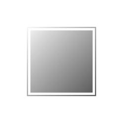 Зеркало BelBagno 60х60 см, с LED/ЛЕД-подсветкой, квадратное, без антизапотевания, выключатель кнопочный, для ванны, навесное/подвесное/настенное