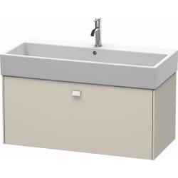 Тумба/шкафчик для консоли/столешницы Duravit Brioso под раковину 82х48х44,2 см, подвесная, ДСП, цвет: серо-коричневый, 1 выдвижной ящик, прямоугольная