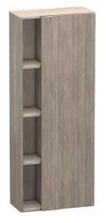 Пенал Duravit DuraStyle, 50x24x140 см, подвесной, (правый), с дверцей, с закрытыми/открытыми полками, цвет: сосна серебристая, в ванную комнату