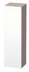 Пенал Duravit DuraStyle, 40x36x140 см, подвесной, (правый), с дверцей, с полкой, со стеклянными полками, цвет: белый матовый/базальт, в ванную комнату