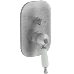 Смеситель для душа Migliore Oxford, скрытого монтажа, однорычажный, без излива, керамический, латунь, встариваемый, цвет состаренный хром