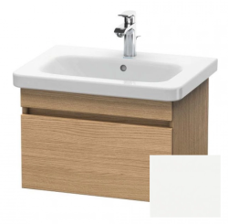 Тумба/шкафчик для консоли/столешницы Duravit DuraStyle под раковину 60х54,8х51,2 см, подвесная, ДСП, цвет: дуб европейский/белый матовый, 1 выдвижной ящик, прямоугольная
