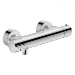 Смеситель для душа Duravit B.1, термостатический, внешнего/наружнего монтажа, настенный, без излива/шланга/лейки, округлый, латунный, цвет хром, с термостатом