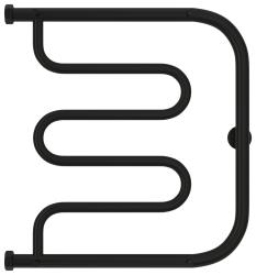 Полотенцесушитель Сунержа "Лира+" 2 полки 500х500 Н. Г. 1", водяной, цвет матовый чёрный