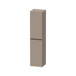 Пенал Duravit D-Neo, 40x36x176 см, подвесной, (правый), с распашной дверцей/одностворчатый, с 5 стеклянными полками, цвет: базальт, в ванную комнату