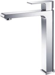 Смеситель для раковины/умывальника Aquatek Лира однорычажный, неповоротный, фиксированный, высокий, излив длина 170 мм высота 237 мм латунь, цвет хром